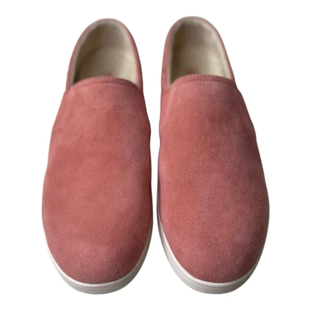 Spenco Women’s Santa Barbara Rivet Pink Leather Slip On Sneakers